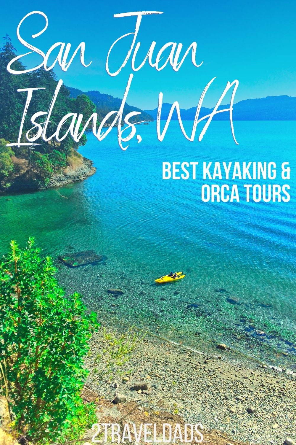 Best kayaking in the San Juan Islands of Washington. Kayak tours and best places to launch in the San Juans, including kayaking with orcas and bioluminescence near Seattle.