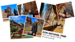 The best kid friendly hiking in Zion National Park ranges from paved trails to epic views. Top recommendations and hiking tips for Zion.