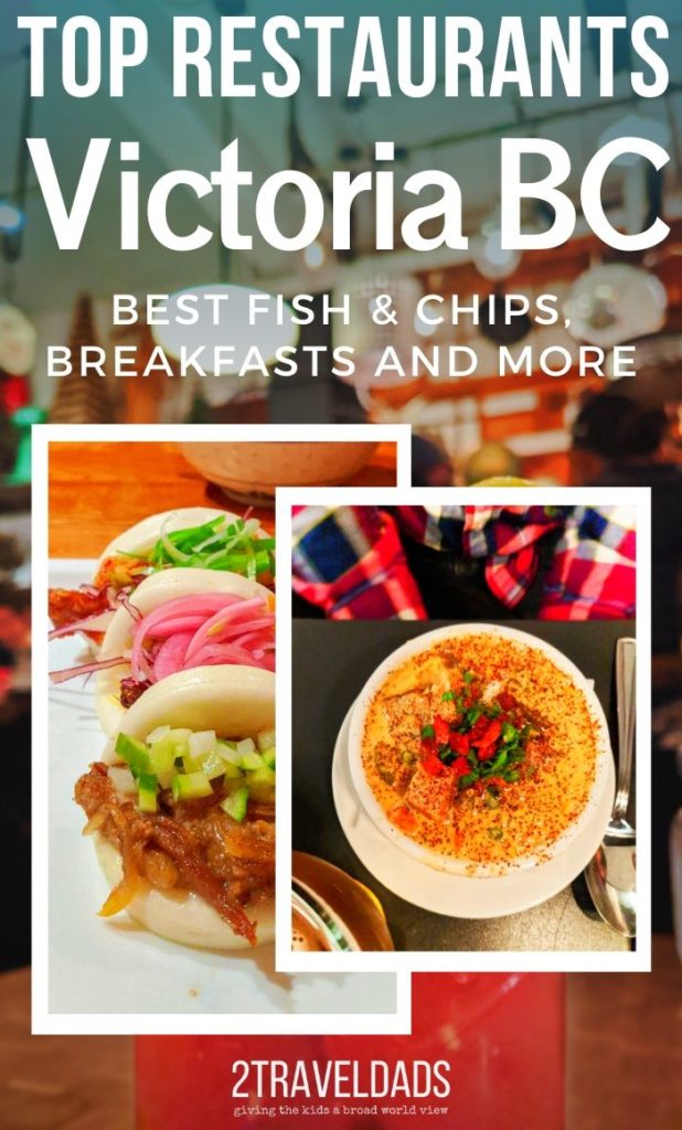 We've picked our favorite restaurants in Victoria, BC and are dishing out from breakfast to dinner. These are our top picks for where to eat in Victoria for local farm to table, vegetarian, and family friendly dining. See who we think makes the best breakfast cocktails or fish and chips in Victoria. #restaurants #food #Victoria #BritishColumbia