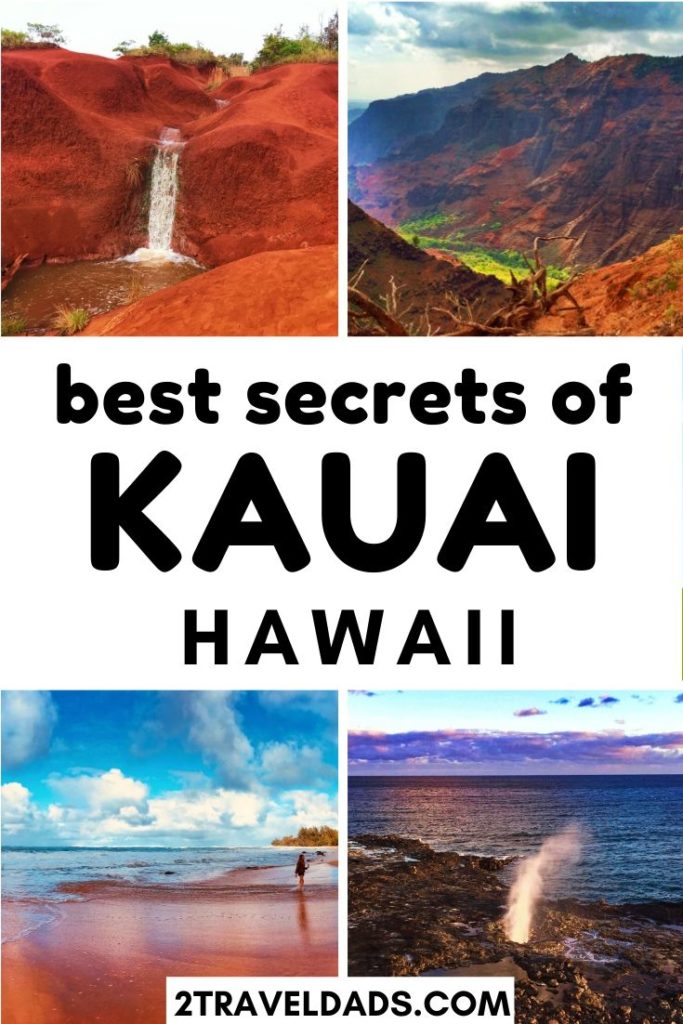 Finding off the beaten path Kauai isn't difficult if you know where to look. Caves, waterfalls, shave ice and more are just off the road on the Garden Island of Hawaii. Recommendations for where to stay on Kauai, tropical hiking and best secret(ish) activities. #Hawaii #tropical #beachvacation #kauai