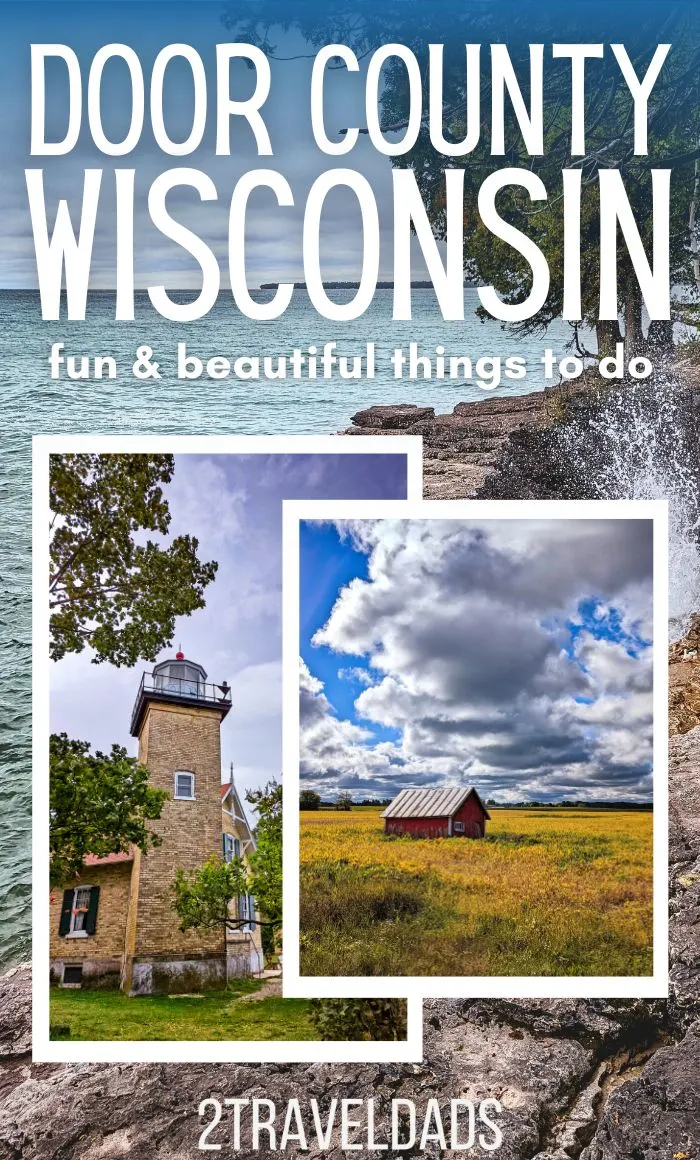 There are endless things to do in Door County, Wisconsin. From touring lighthouses and eating cheese to watching the waves of Lake Michigan crash into beautiful limestone cliffs, these are our top picks for things to do in Door County.