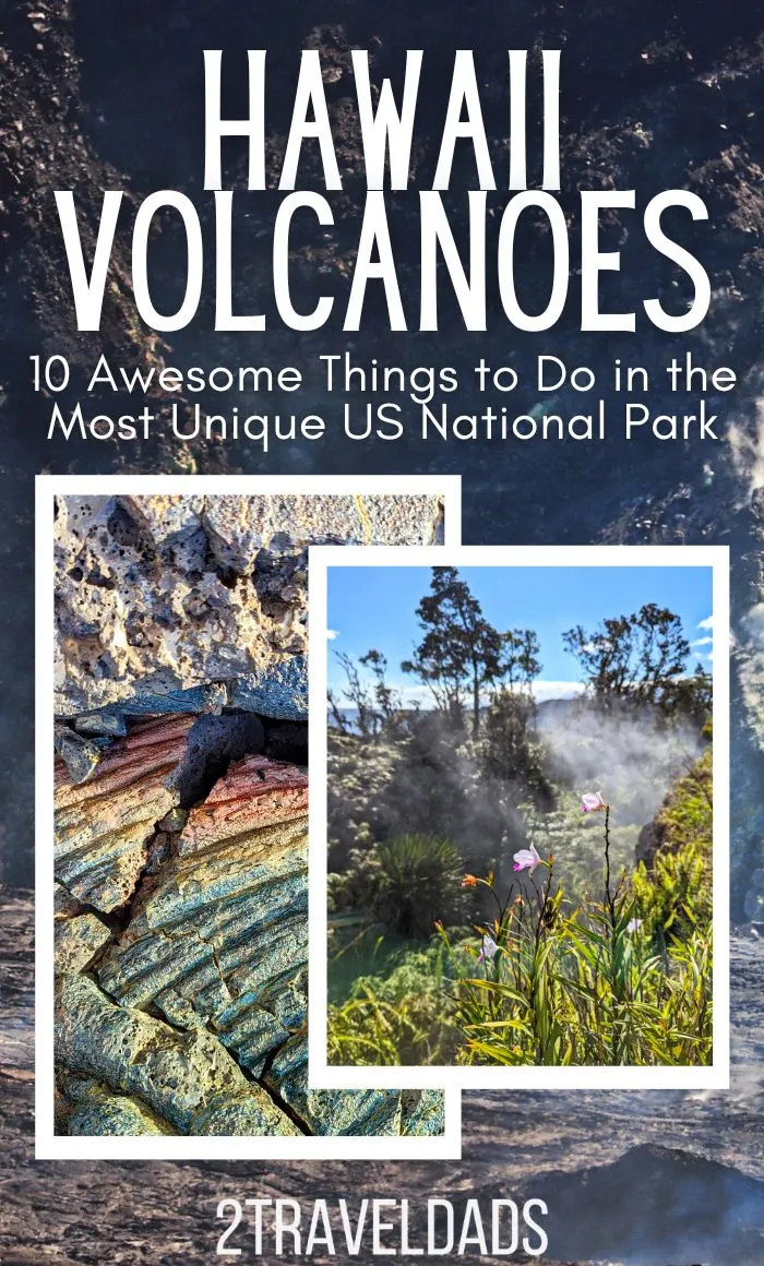 Hawaii Volcanoes National Park is a very unique place to visit with many things to do. From hiking in lava tubes to watching the glowing, hot lava flowing through the dark, these are our top tips for visiting Hawaii Volcanoes NPS and having an unforgettable time on the Big Island.