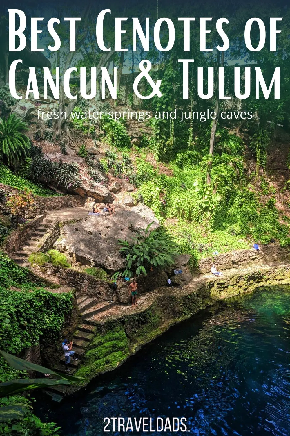 The Cenotes near Cancun are amazing and really easy to add to a beach vacation. Cenotes are even easy to visit as a cruise excursion from a Caribbean Mexico port of call or Yucatan road trip.