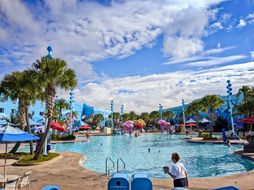 Big Blue pool Art of Animation Resort Walt Disney World Orlando Florida 4