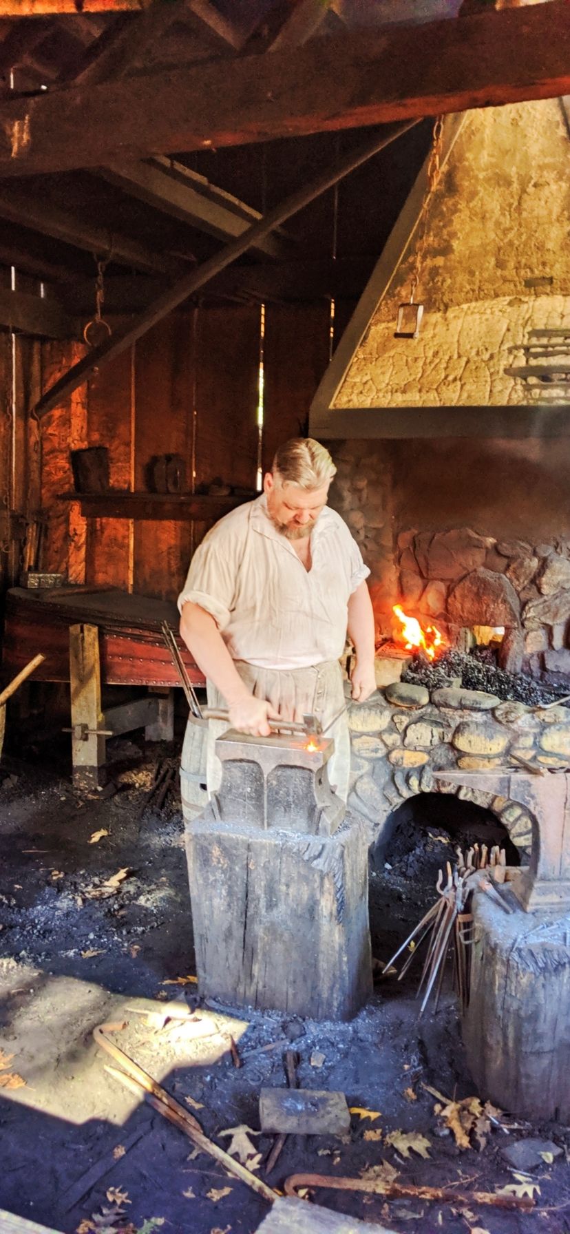 Blacksmith Shop at Historic Jamestowne Settlement Virginia