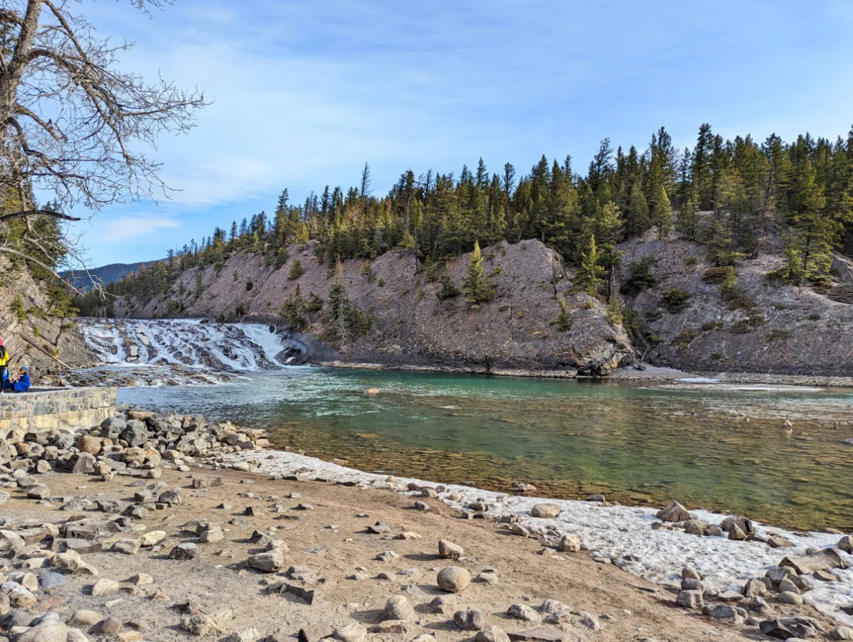 Bow Falls in Banff National Park Alberta 2