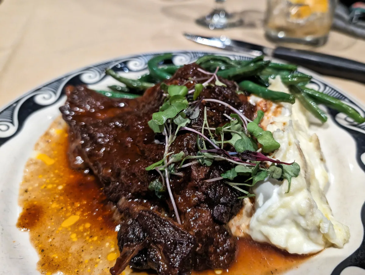 Braised Short Ribs at El Tovar Dining Room El Tovar Hotel Grand Canyon National Park Arizona 1