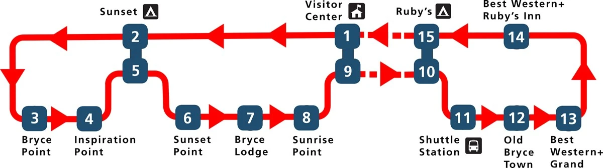 Bryce Canyon Shuttle-Map-2018_2