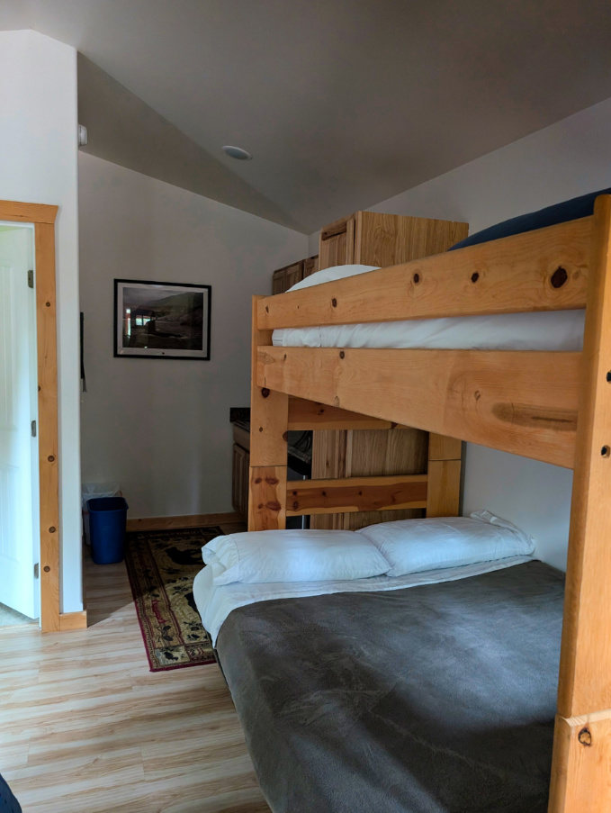 Bunk Room in Flexible Cabin at Talkeetna Wilderness Lodge Talkeetna Alaska 2