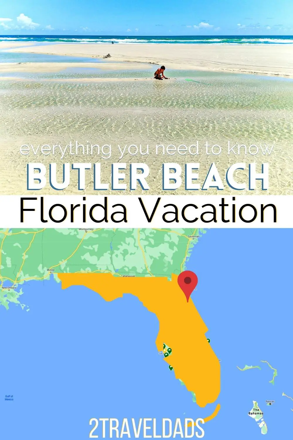 Butler Beach and Crescent Beach are dream destinations for a Florida vacation. Located between Daytona and Saint Augustine, the beaches are perfect and surrounded by history and natural beauty. #Florida