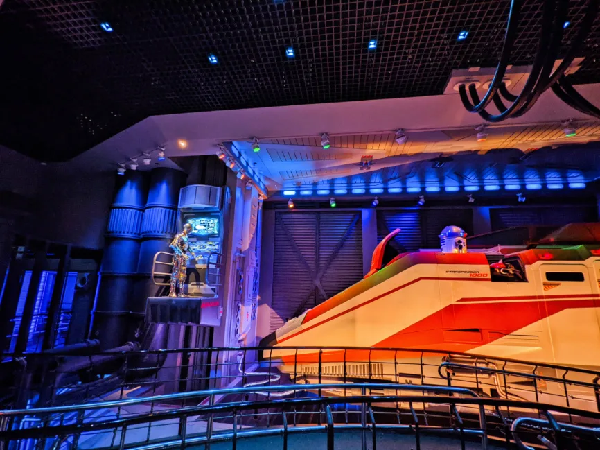 C3PO and R2D2 on Star Tours Star Wars Galaxys Edge Hollywood Studios Disney World 1