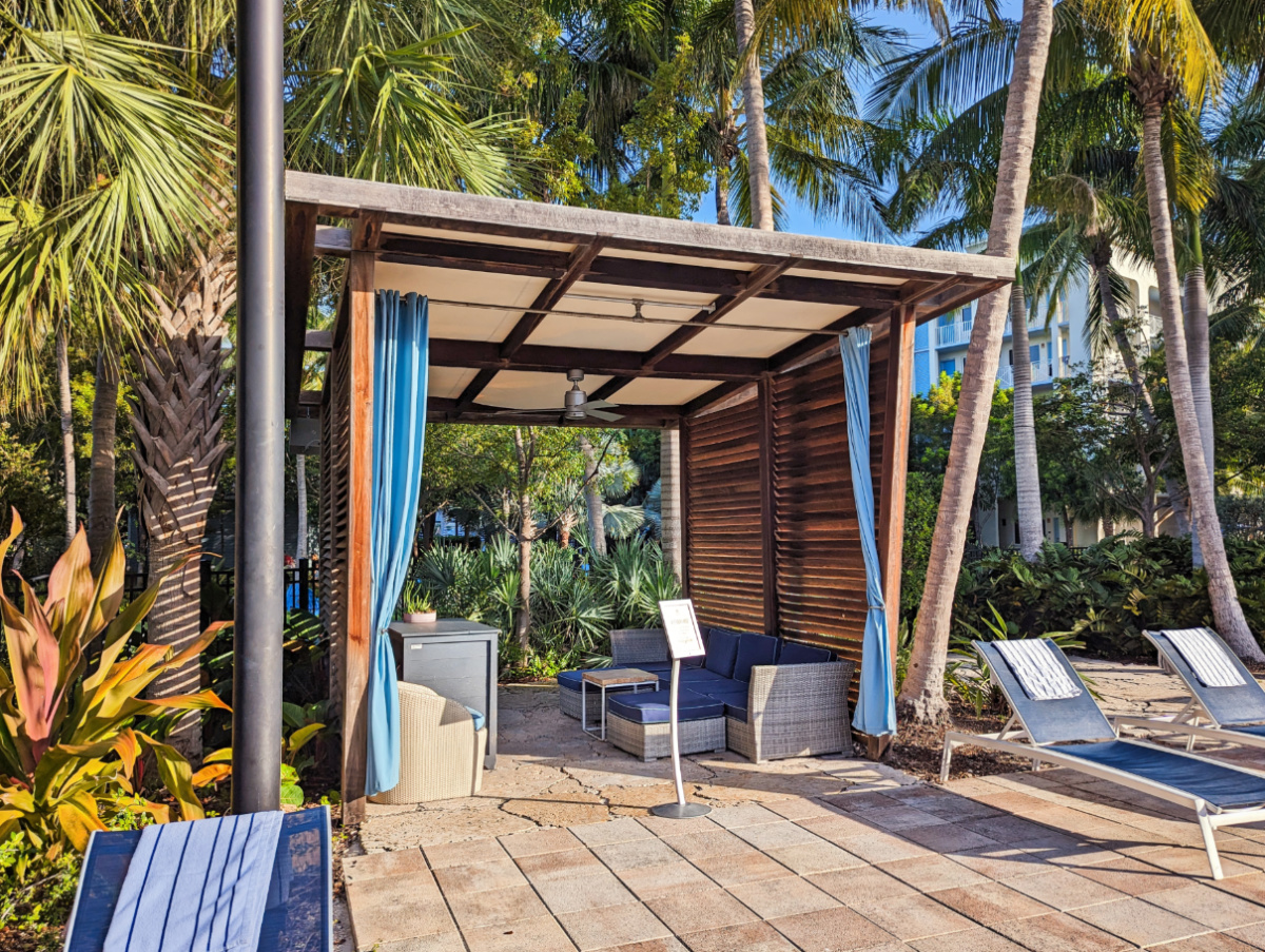 Cabana by Swimming Pool at Gate Hotel Key West Florida Keys 2
