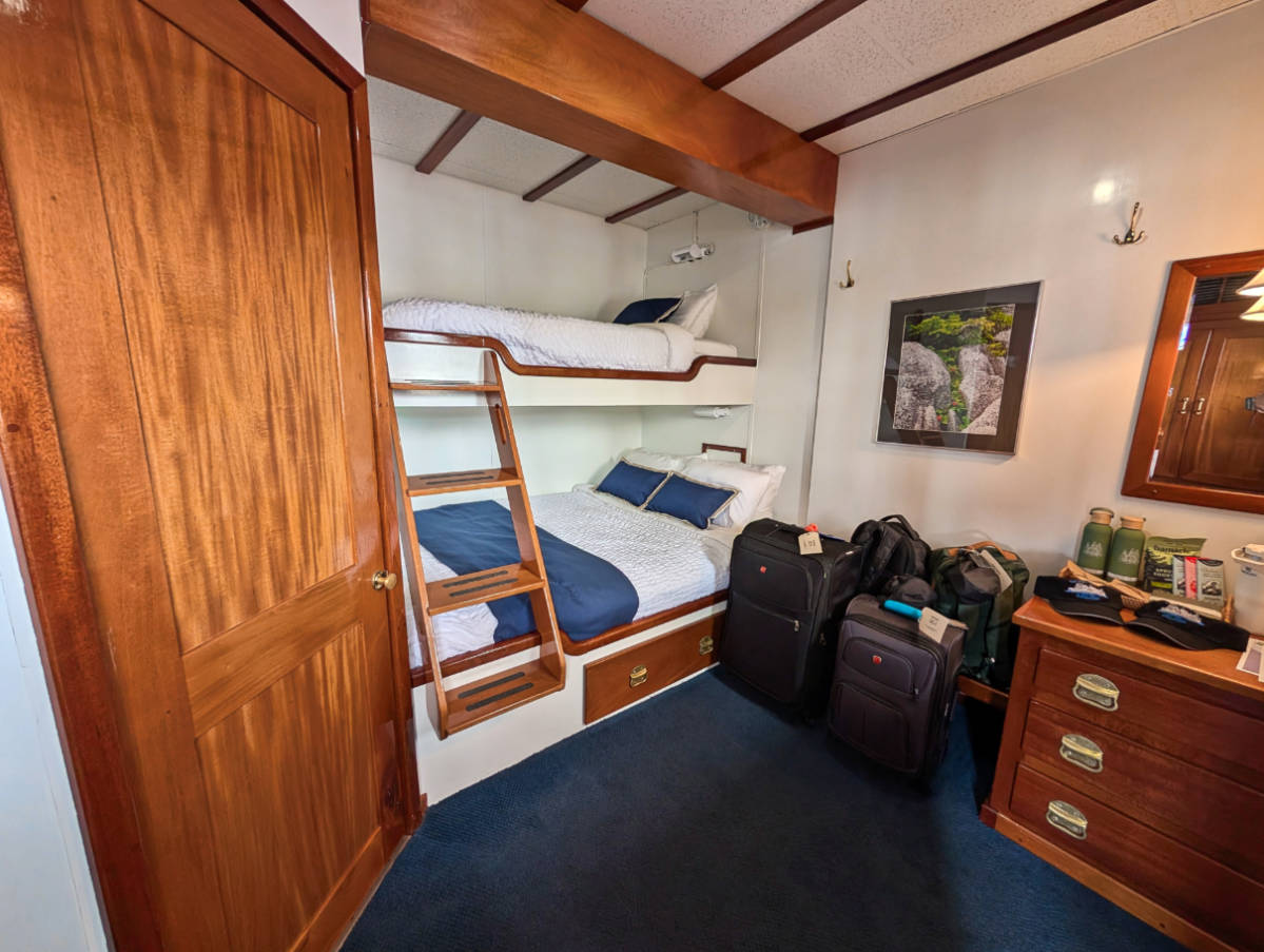 Cabin on Mist Cove sailing with the Boat Company Southeast Alaska 1