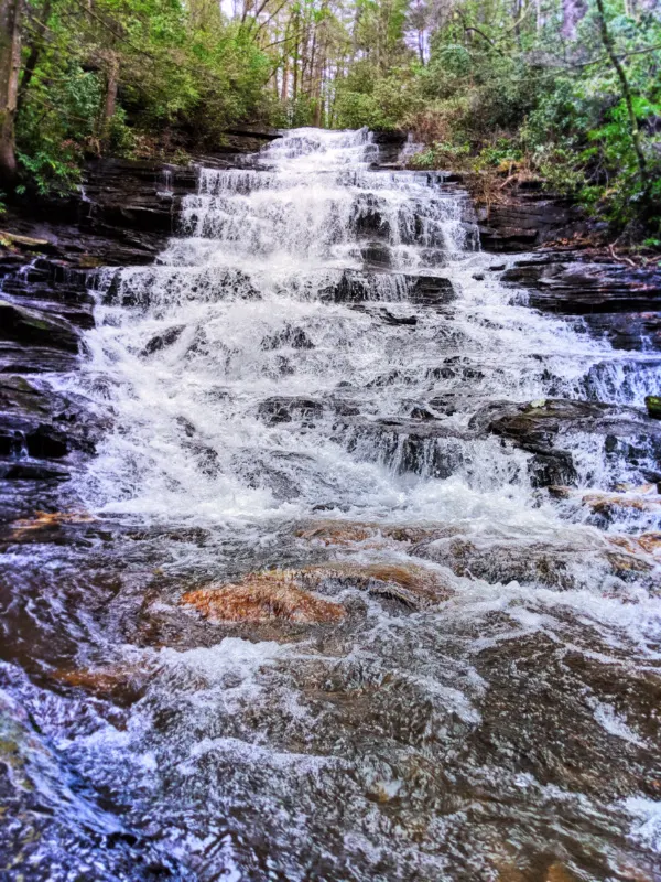 Cacading waterfalls at Minnehaha Falls North Georgia 3