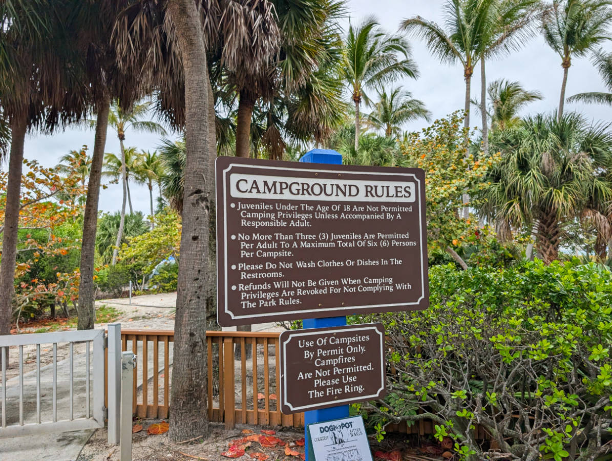 Campground at Peanut Island Lake Worth Lagoon Riviera Beach Florida 1