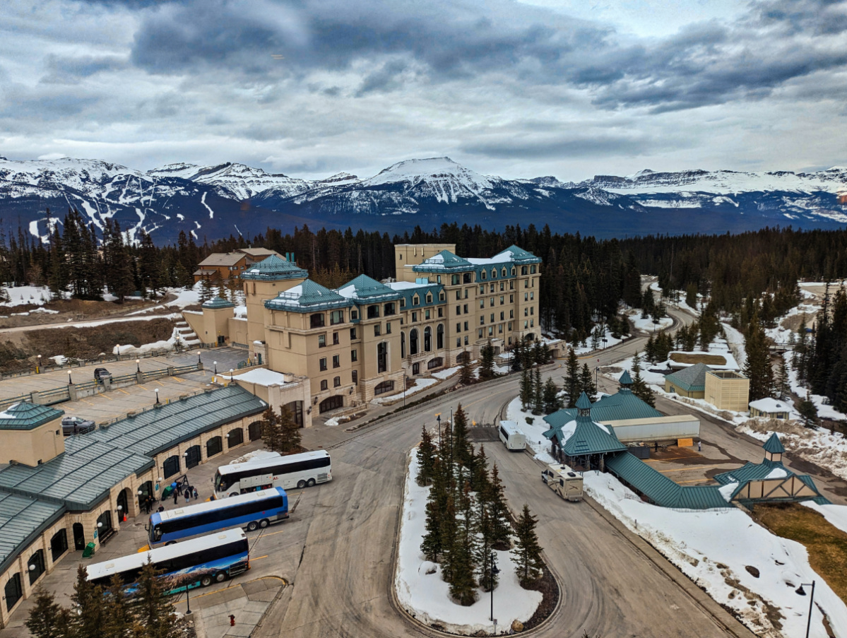 Canadian Rockies from Fairmont Chateau Lake Louise Banff Alberta 1