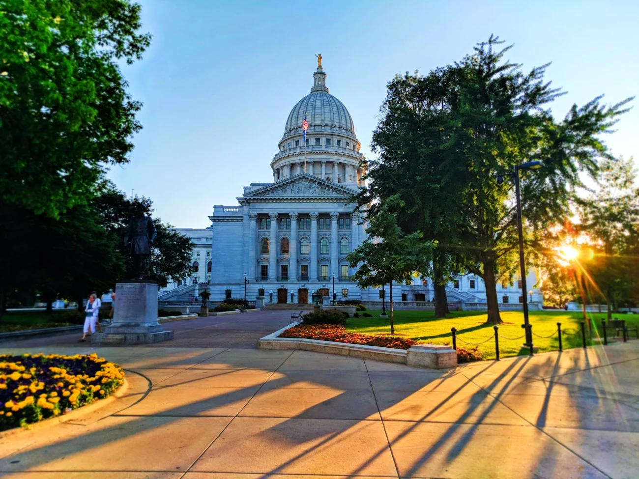 Capitol building downtown Madison Wisconsin 2
