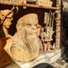 Carved Wookie at Star Wars Galaxys Edge Hollywood Studios Disney World 1