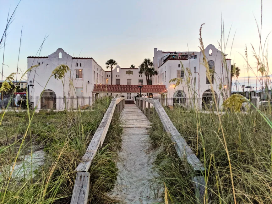 Casa Marina Hotel from the beach Jacksonville Beach Florida 1