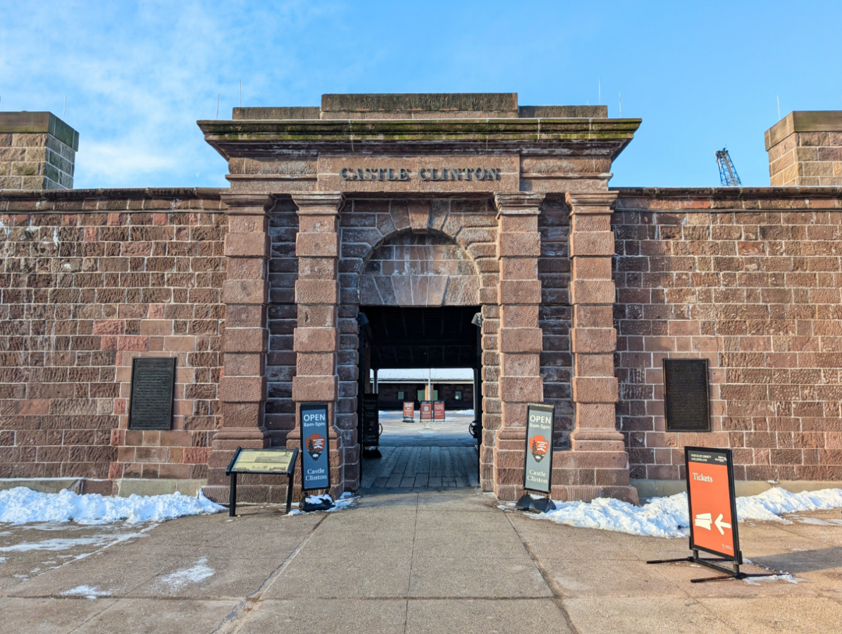 Castle Clinton National Monument at Battery Park Lower Manhattan New York City 1