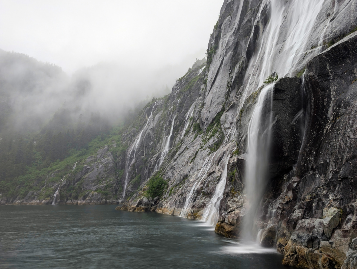 Cataract Falls in Kenai Fjords National Park Alaska