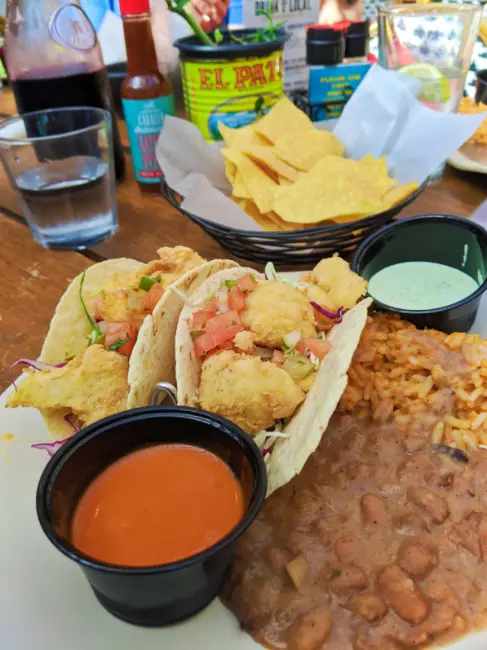 Cauliflower Tacos at Taberna del Cabello St George St Saint Augustine Florida 1