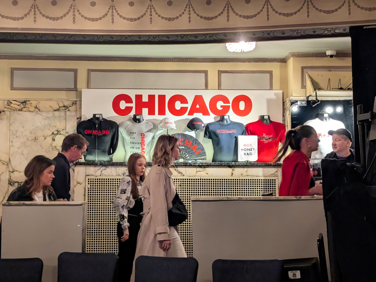 Chicago on Broadway merchandise at Ambassador Theater New York City 1