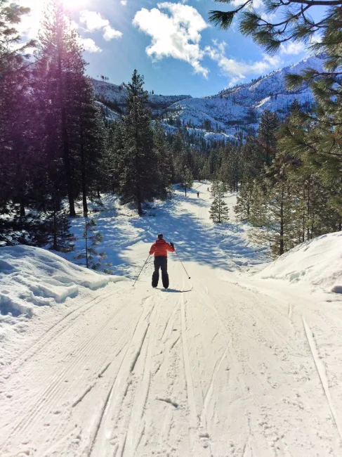 Chris Taylor Cross Country Skiing at Sleeping Lady Resort Leavenworth WA 6