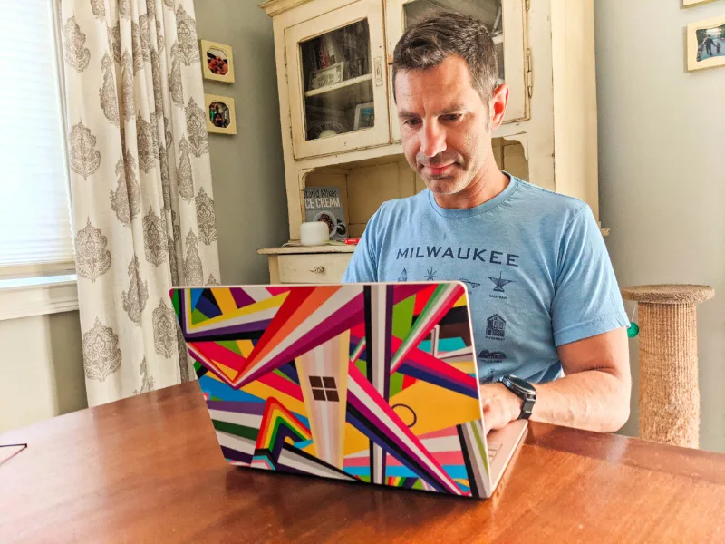 Chris Taylor Working on Surface Laptop 4 1