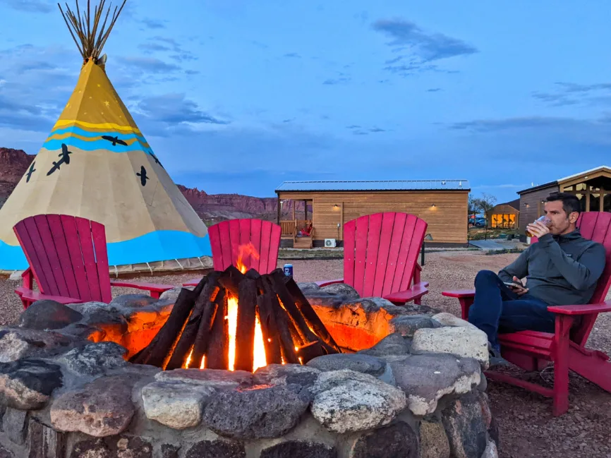 Chris Taylor at Capitol Reef Resort at Capitol Reef National Park Torrey Utah 2