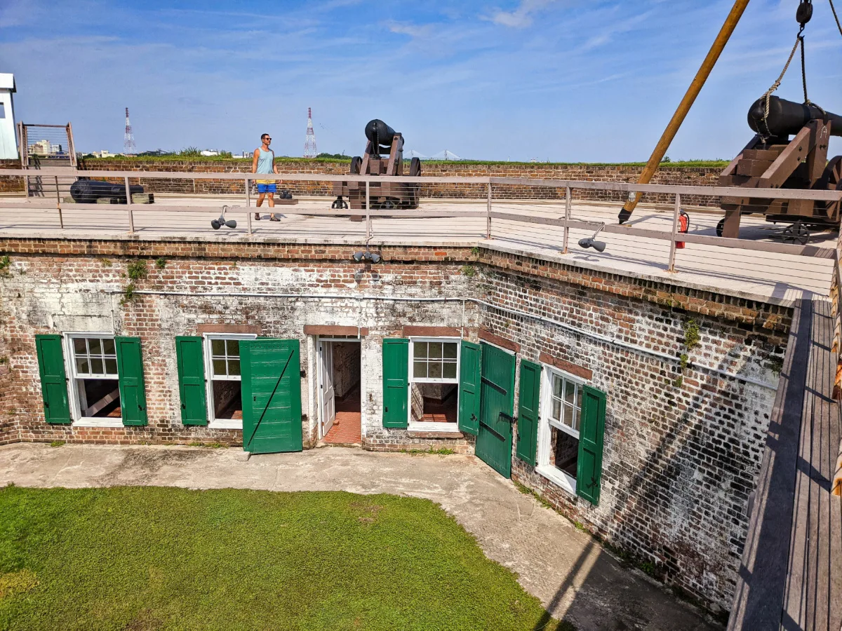 Chris Taylor at Old Fort Jackson Historic Site Savannah Coastal Georgia 5