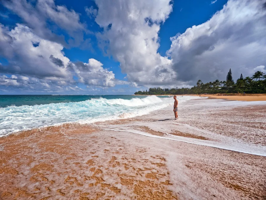 Chris Taylor at Tunnels Beach Na Pali Coast North Shore Kauai Hawaii 4