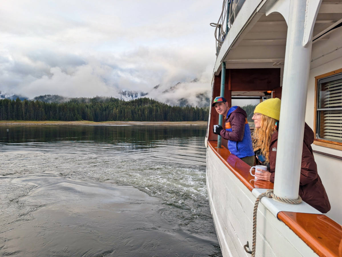Chris Taylor on Mist Cove with the Boat Company sailing Southeast Alaska 4