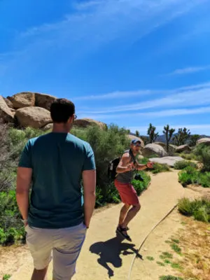 Chris and Rob Taylor Botanic Nature Walk at Cap Rock Joshua Tree National Park California 1