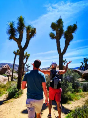 Chris and Rob Taylor Botanic Nature Walk at Cap Rock Joshua Tree National Park California 2