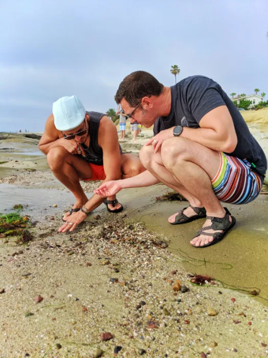 Chris and Rob Taylor at La Jolla Tide Pools San Diego California 14