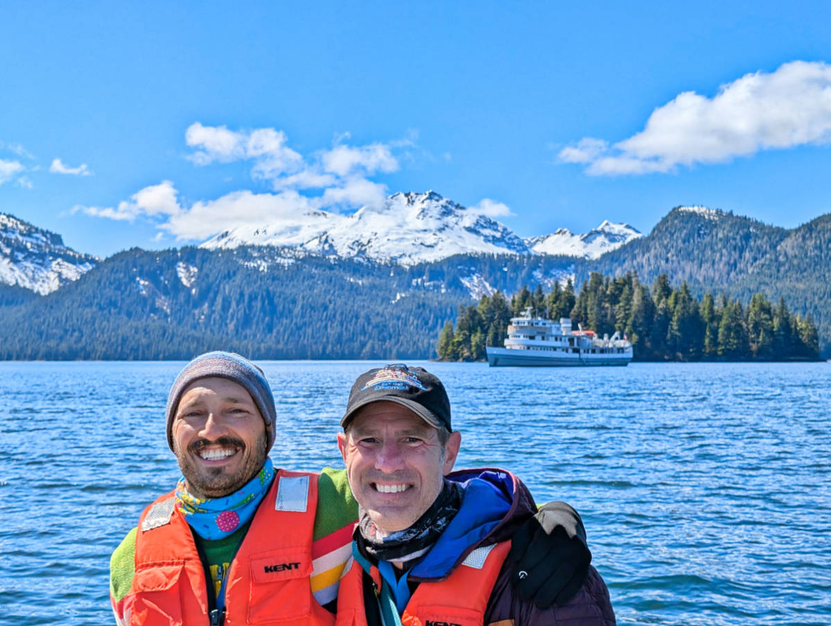 Chris and Rob Taylor with Mist Cove with the Boat Company Southeast Alaska 1