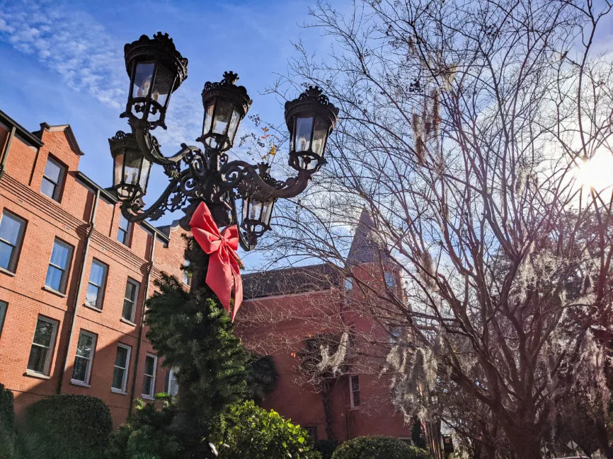 Christmas Decor at the Mansion Hotel at Forsyth Park Savannah Georgia 2