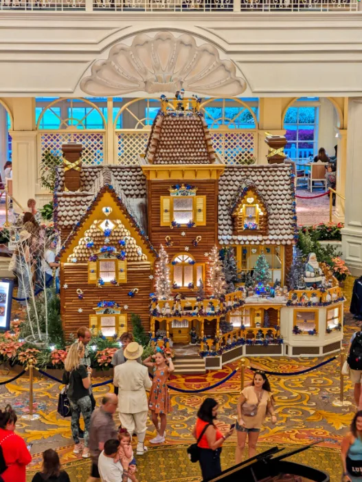 Christmas Gingerbread House at Disneys Grand Floridian Resort Walt Disney World 1