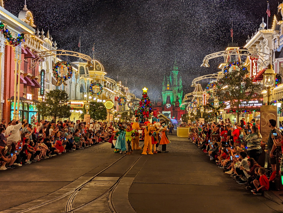 Christmas Parade Mickeys Very Merry Christmas Party in Magic Kingdom Walt Disney World Florida 3