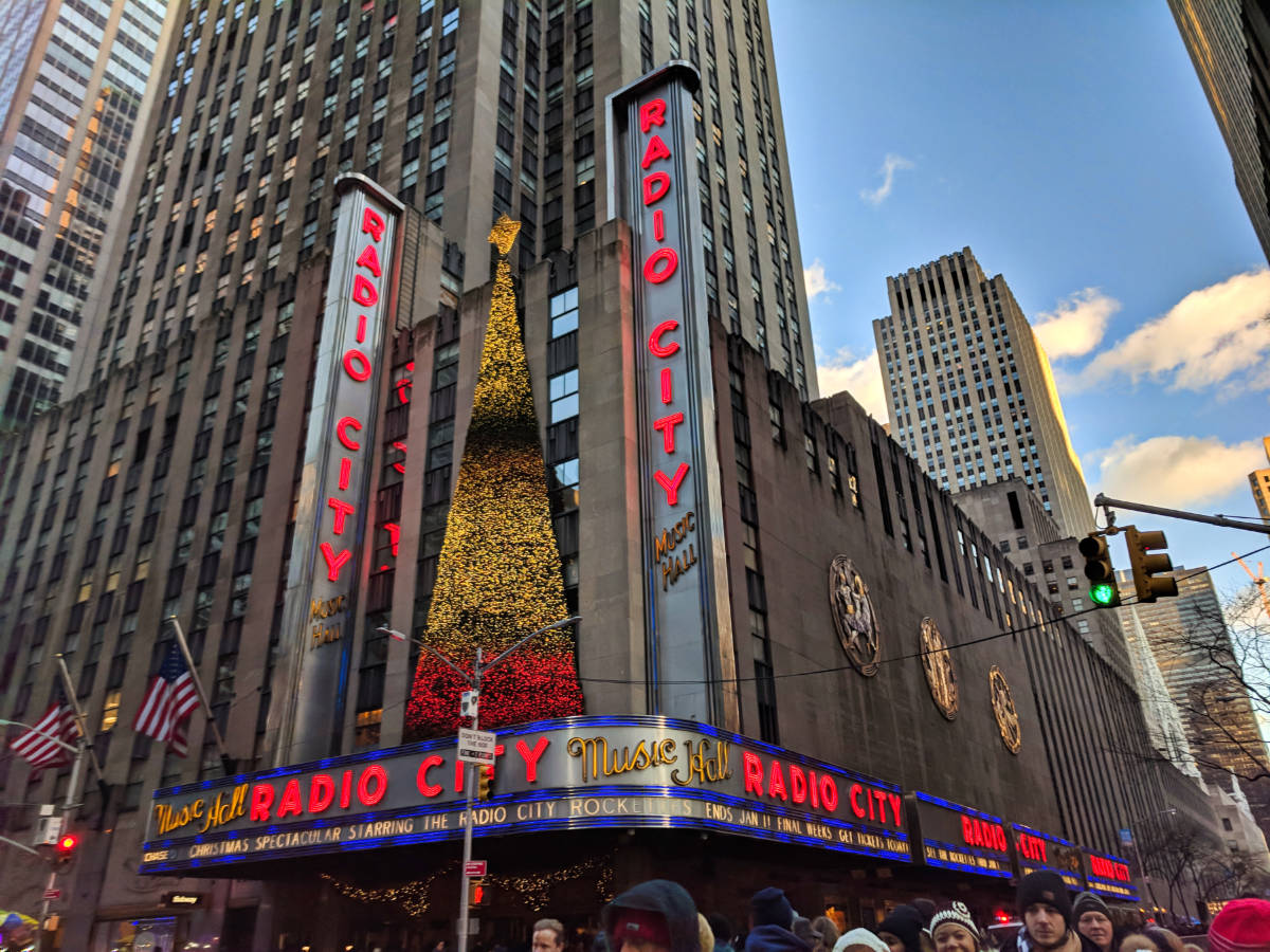 Christmas Tree at Radio City Music Hall New York City 1