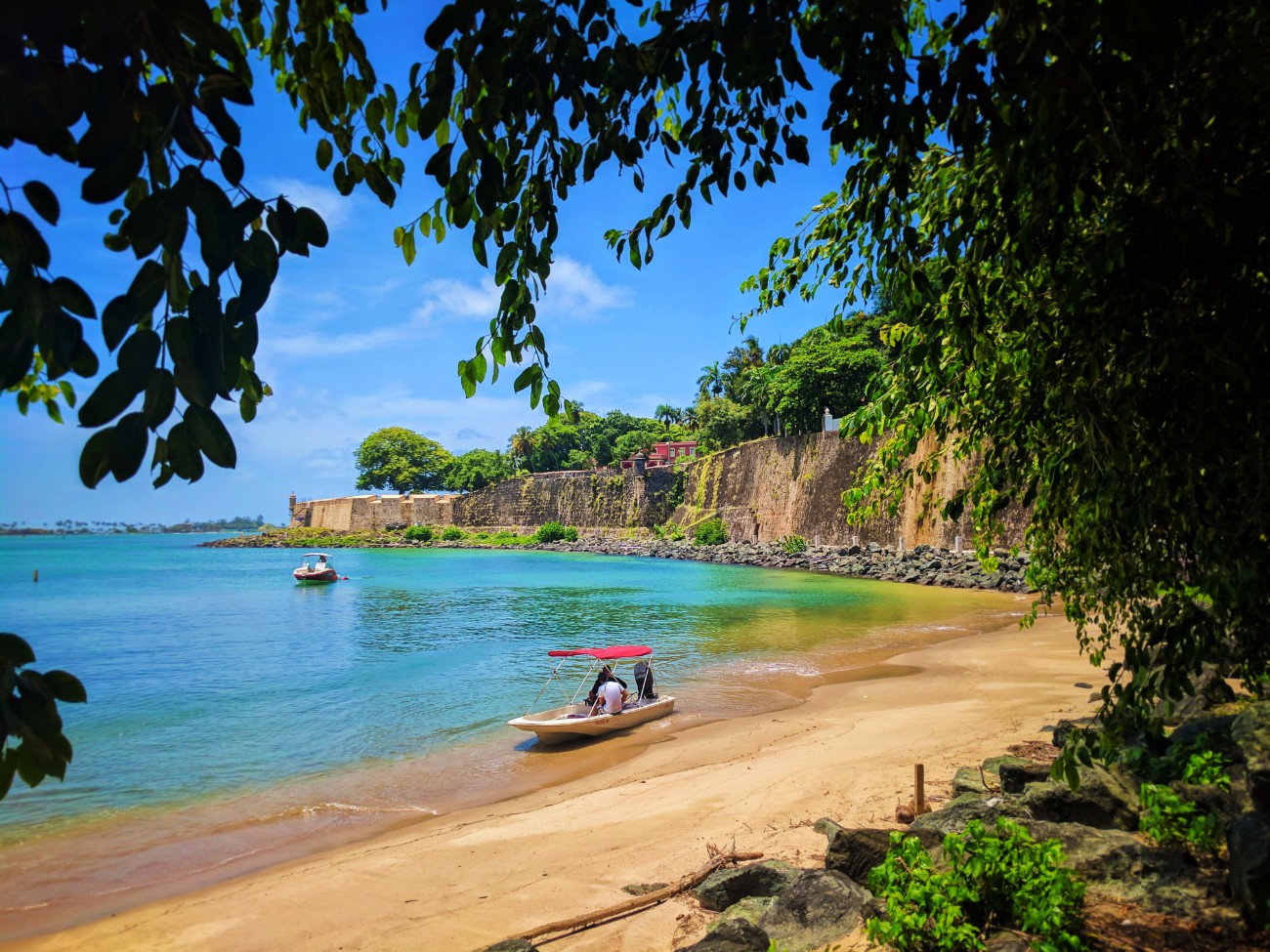 City Wall along Paseo del Morro San Juan National Historic Site Puerto Rico 5