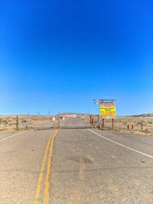 Closed Four Corners Monument Colorado Cross Country relocation 2020 1