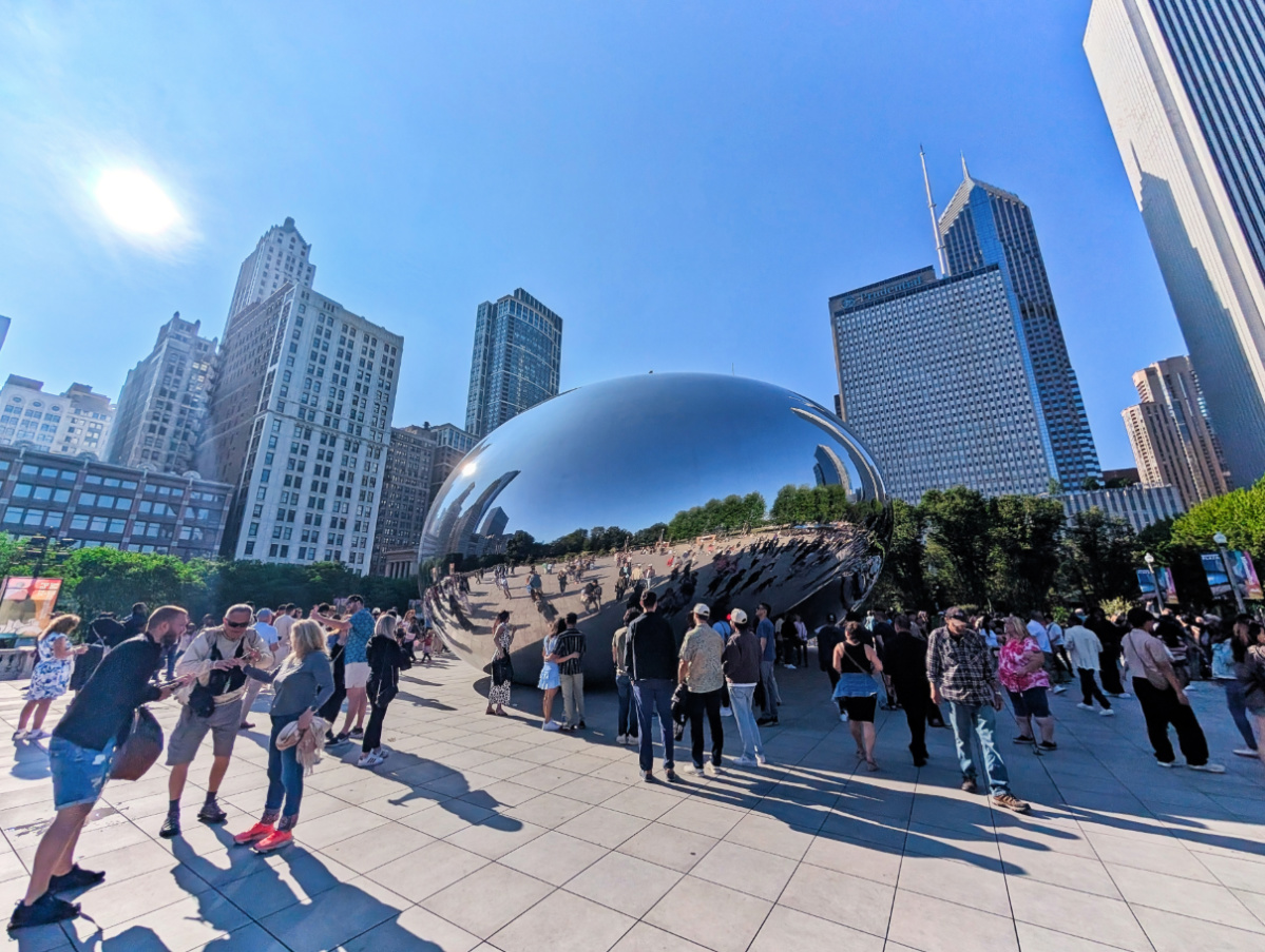 Cloud Gate the Bean in Millennium Park Chicago Illinois 5