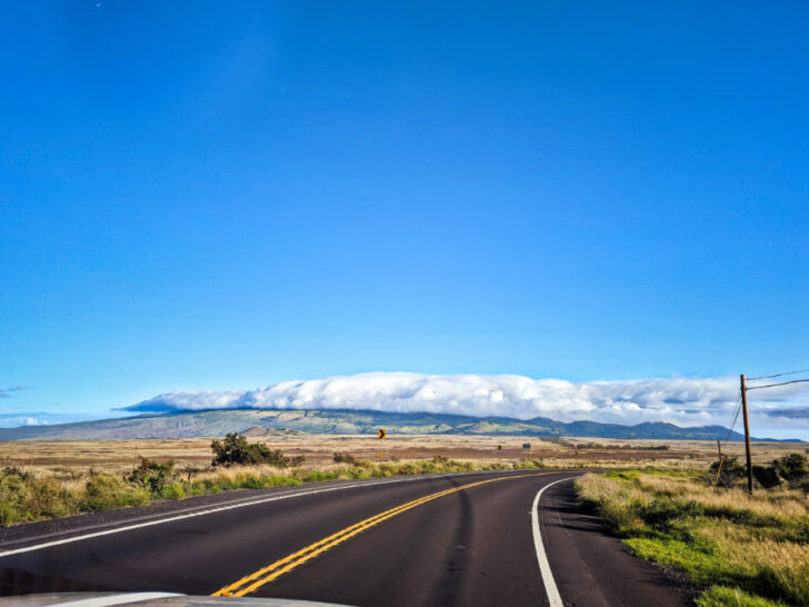 Clouds on Mountains on Waimea Highway Big Island Hawaii 1