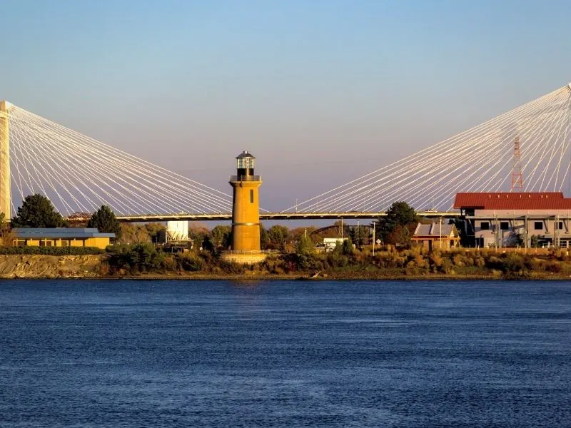 Clover Island Lighthouse Kennewick Kayaking in the Tri-Cities Washington