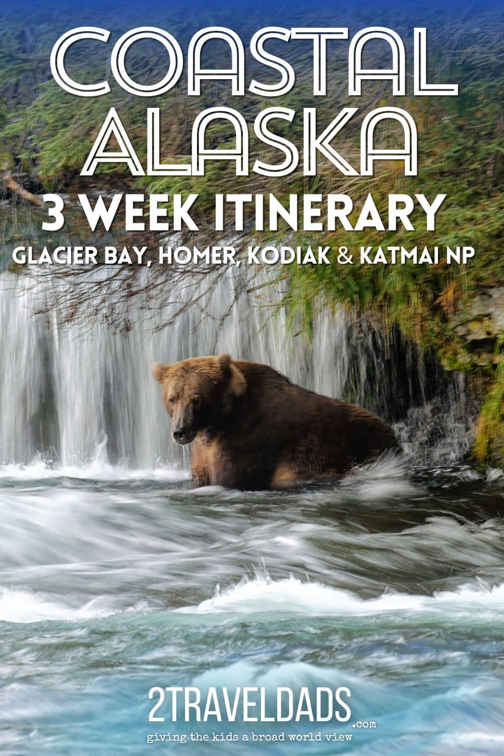 This Alaska itinerary is amazing as you visit Glacier Bay National Park, Homer, Kodiak Island and Katmai National Park. Details for transportation and incredible things to do and wildlife to watch for, including epic bear viewing in Alaska. Download the full itinerary and suggestions for where to stay along the journey.
