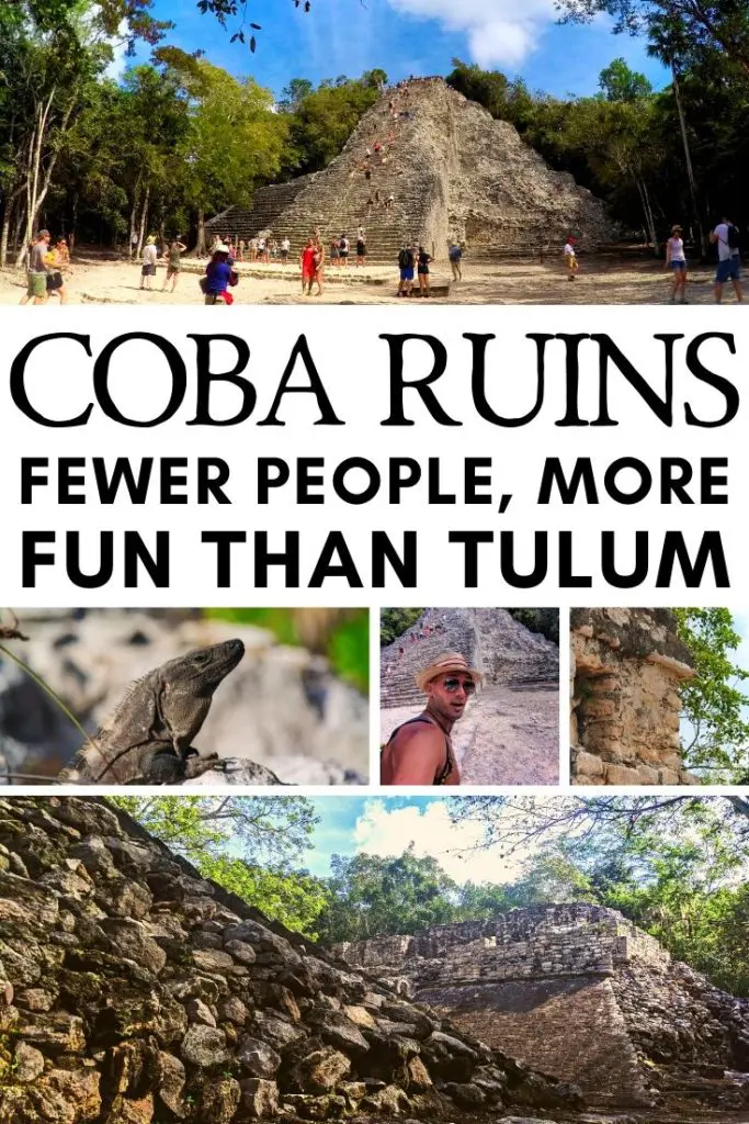 Visiting the Coba Ruins Archaeological Site is a great Cancun day trip. Info for how to get there, guided tours, and what to expect at Coba.