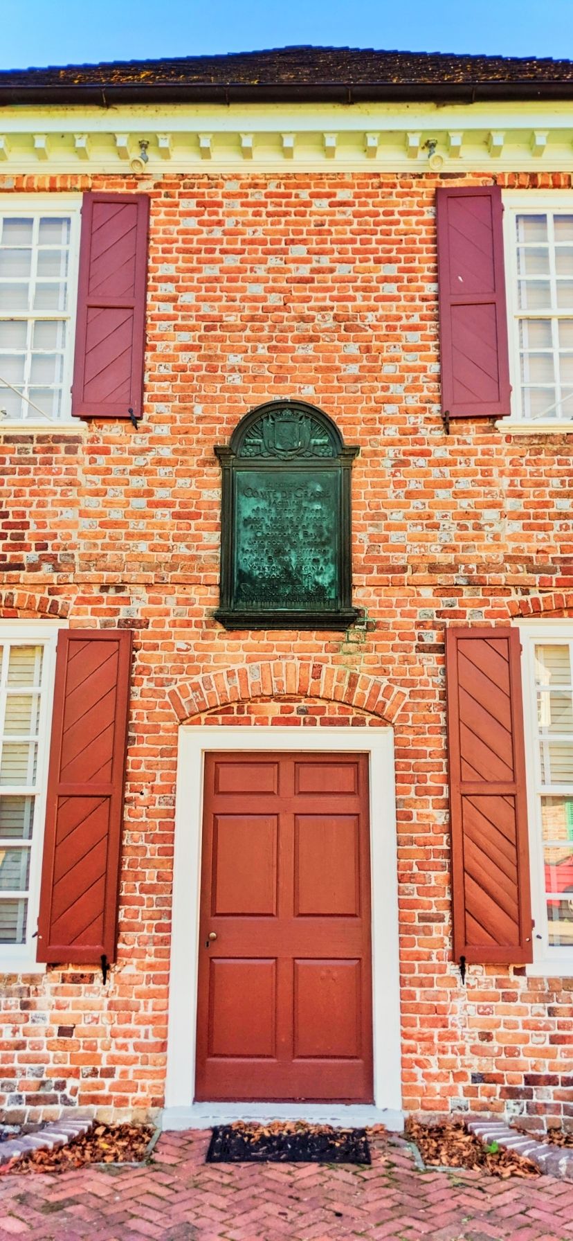 Colonial Town Buildings in Historic Yorktown Virginia