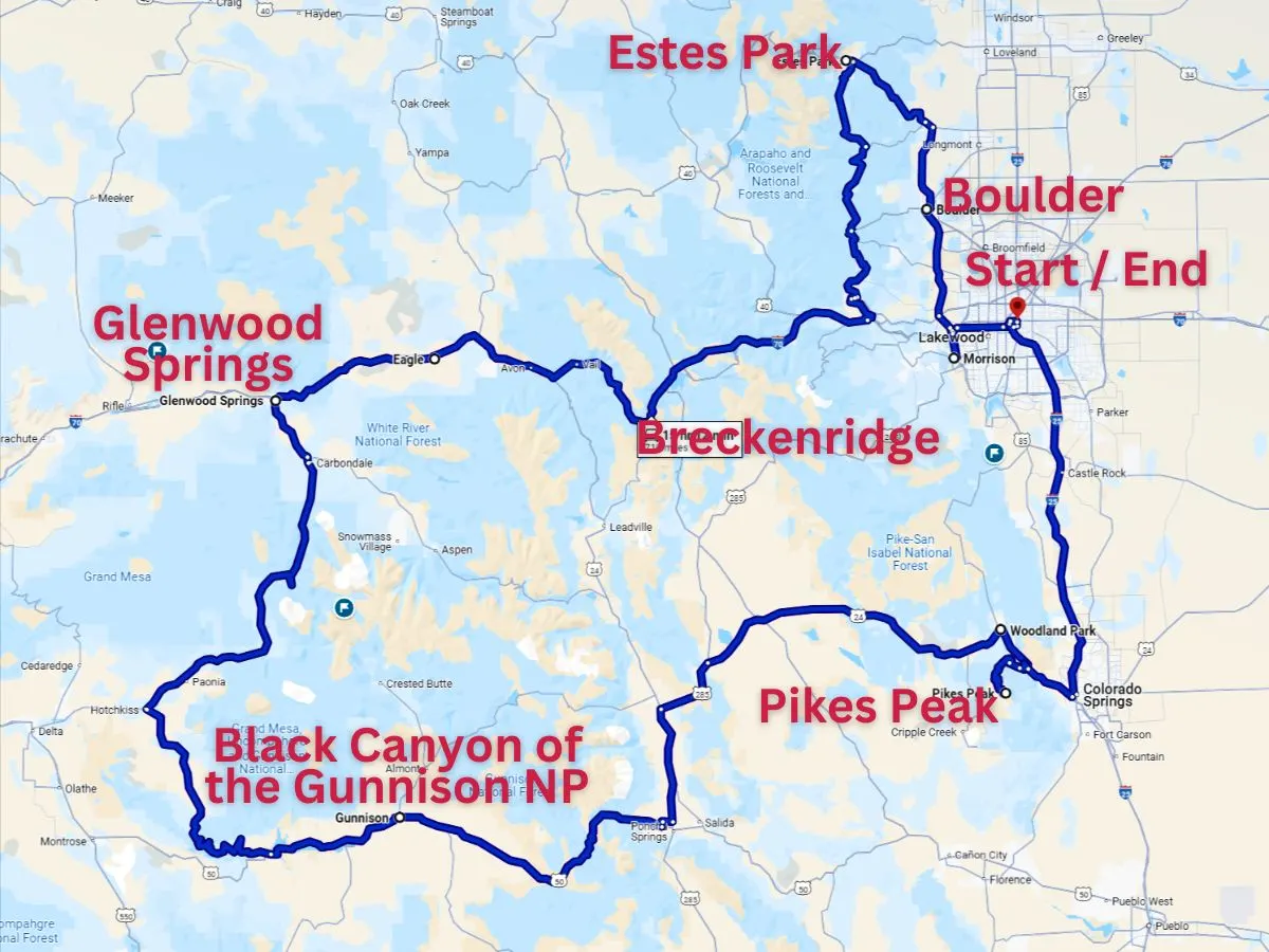 Colorado Road Trip Loop Map (1)